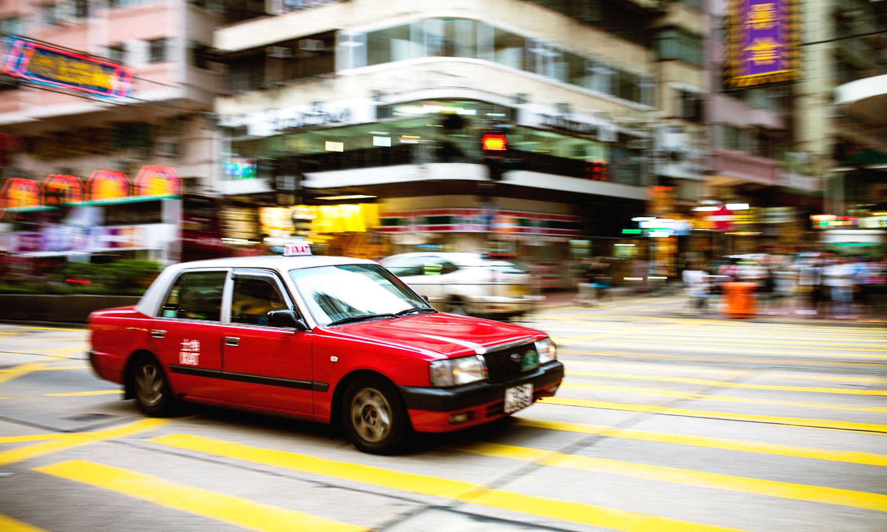 香港タクシー乗車体験